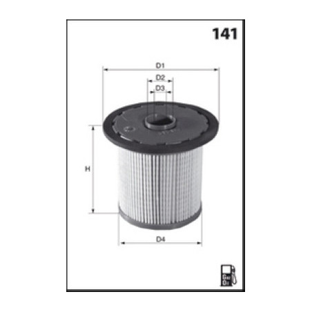 Filtre à carburant MECAFILTER