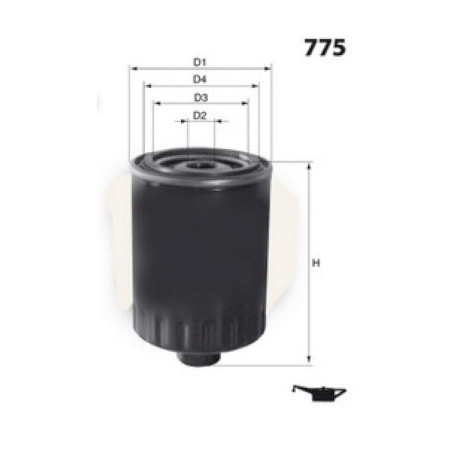 Filtre à huile MECAFILTER