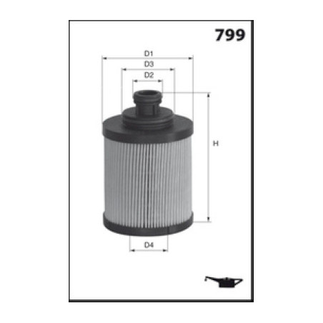 Filtre à huile MECAFILTER