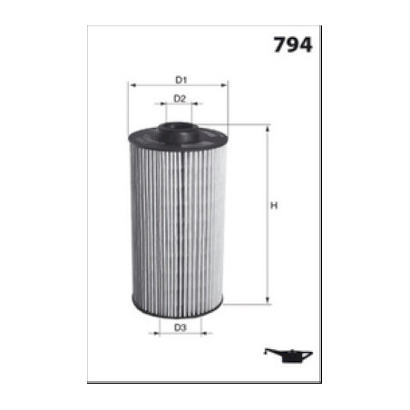 Filtre à huile MECAFILTER