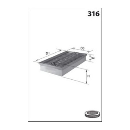 Filtre à air MECAFILTER