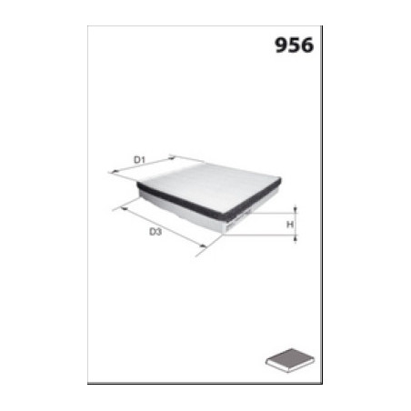 Filtre d'habitacle MECAFILTER