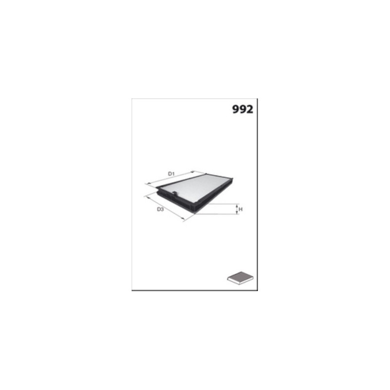 Filtre d'habitacle MECAFILTER