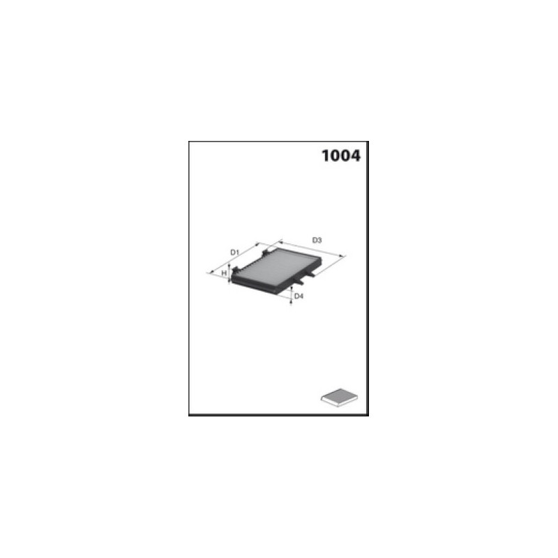 Filtre d'habitacle MECAFILTER