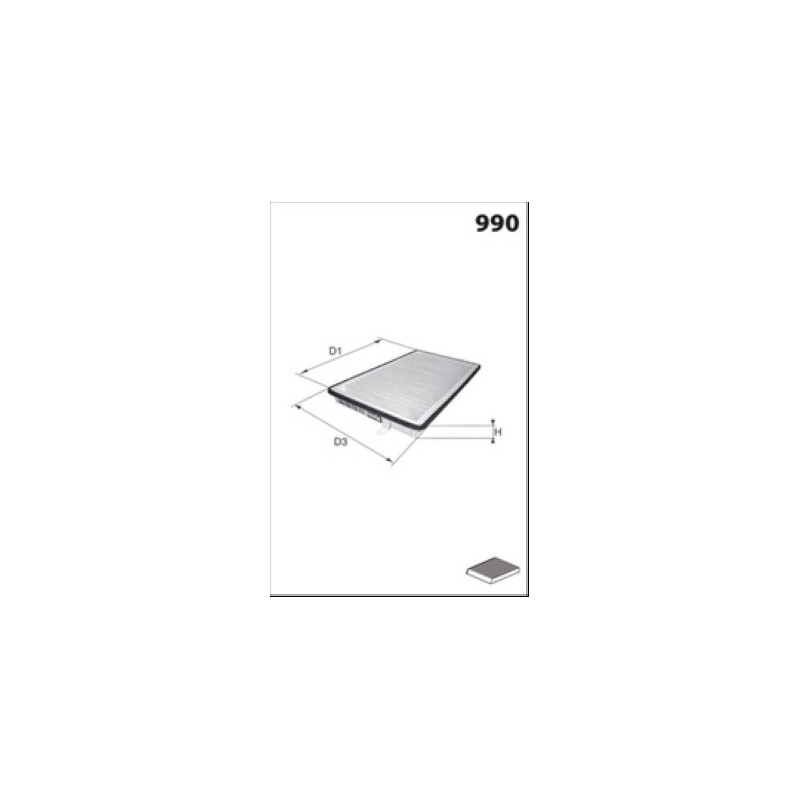 Filtre d'habitacle MECAFILTER