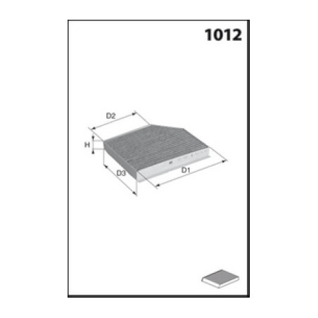 Filtre d'habitacle MECAFILTER