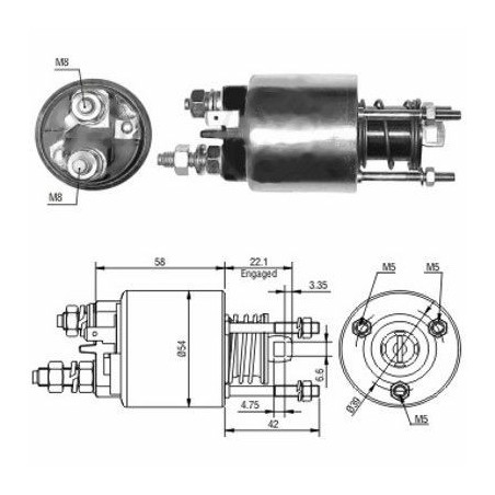 Contacteur (démarreur) MEAT...