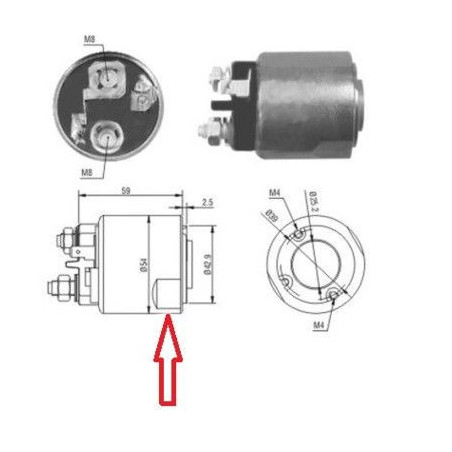 Contacteur (démarreur) MEAT...