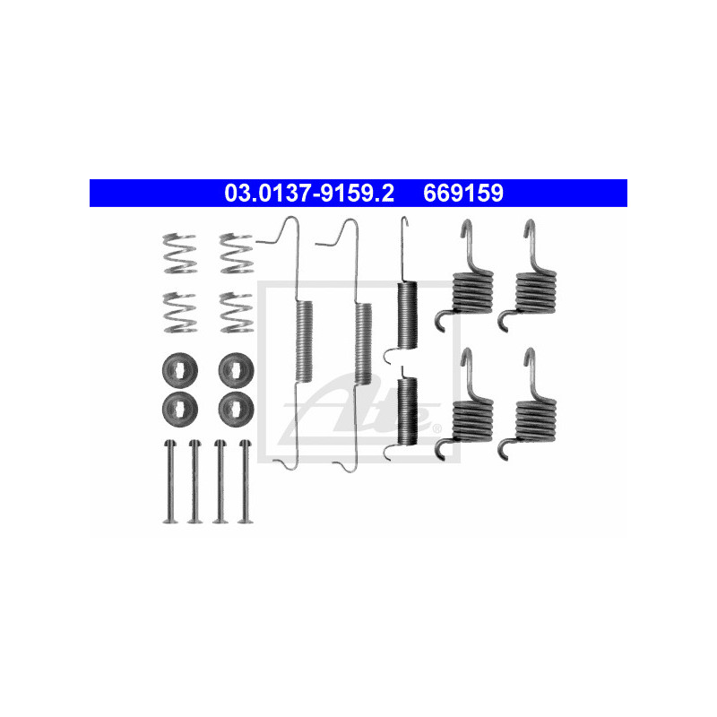Kit d'accessoires (mâchoire de frein) ATE
