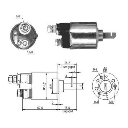 Contacteur (démarreur) MEAT...
