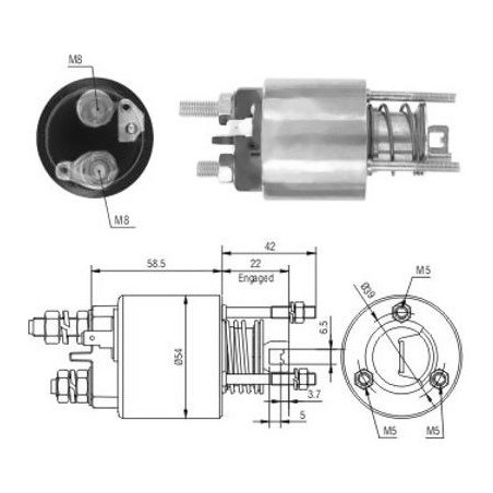 Contacteur (démarreur) MEAT...