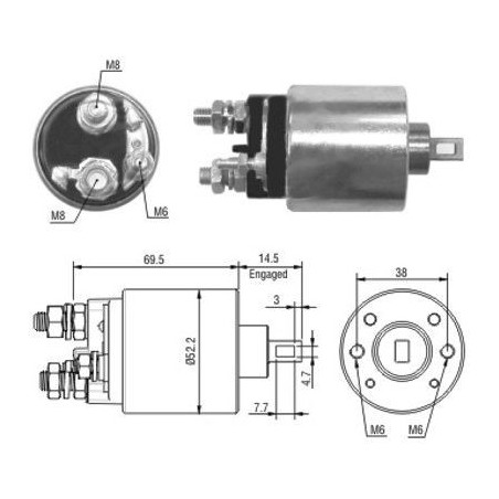 Contacteur (démarreur) MEAT...