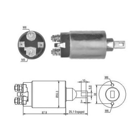 Contacteur (démarreur) MEAT...