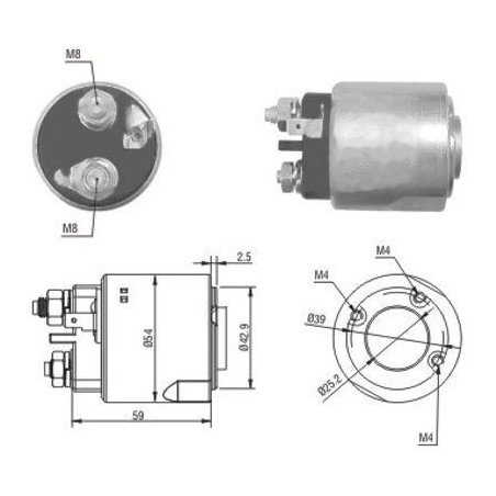 Contacteur (démarreur) MEAT...