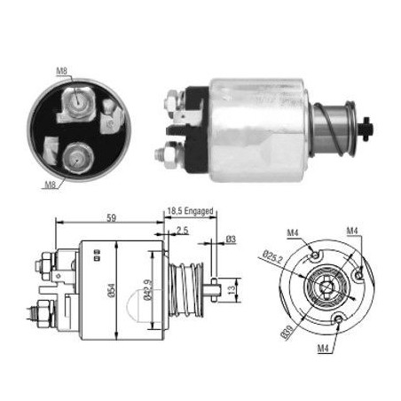 Contacteur (démarreur) MEAT...
