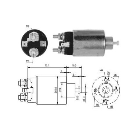 Contacteur (démarreur) MEAT...
