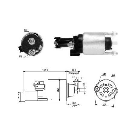 Contacteur (démarreur) MEAT...