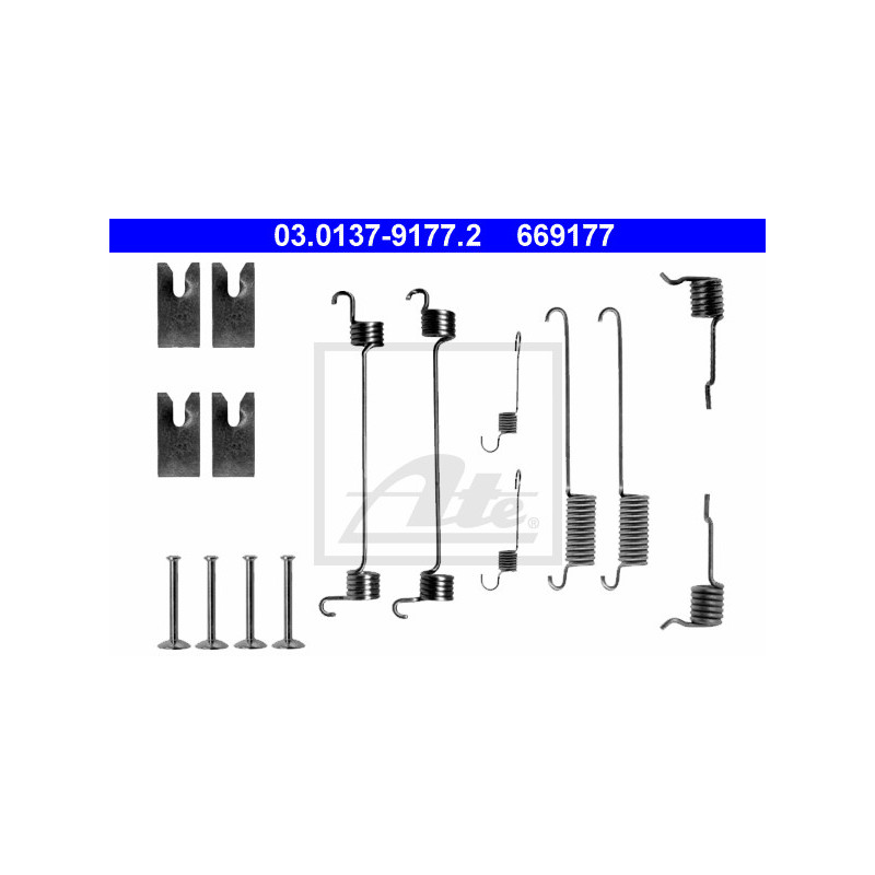Kit d'accessoires (mâchoire de frein) ATE