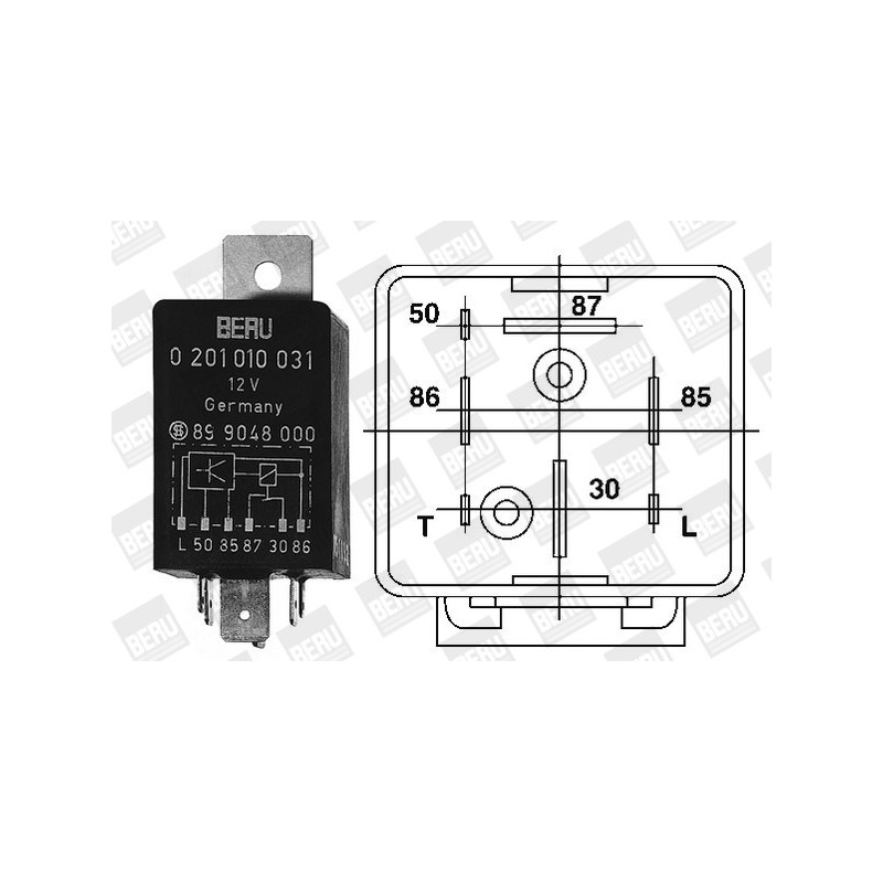 Temporisateur de préchauffage BERU