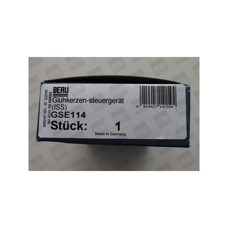 Appareil de commande (temps de préchauffage) BERU