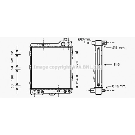 Radiateur AVA QUALITY COOLING