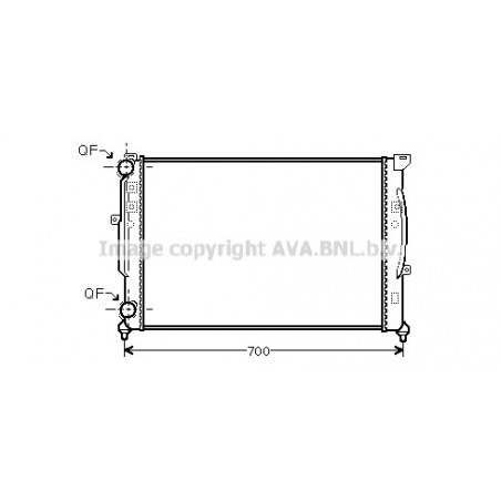 Radiateur AVA QUALITY COOLING