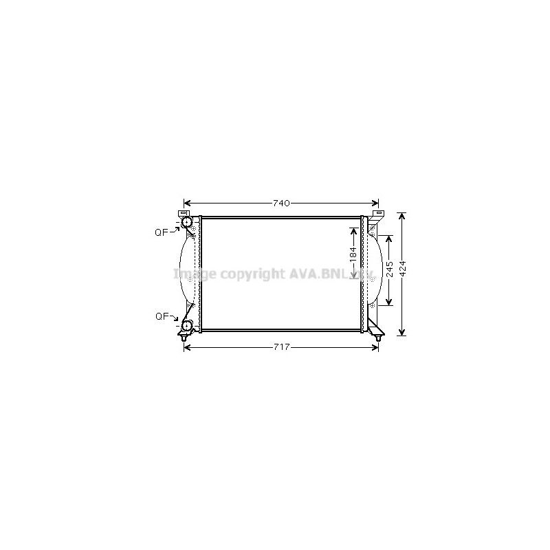 Radiateur AVA QUALITY COOLING