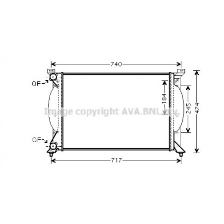 Radiateur AVA QUALITY COOLING