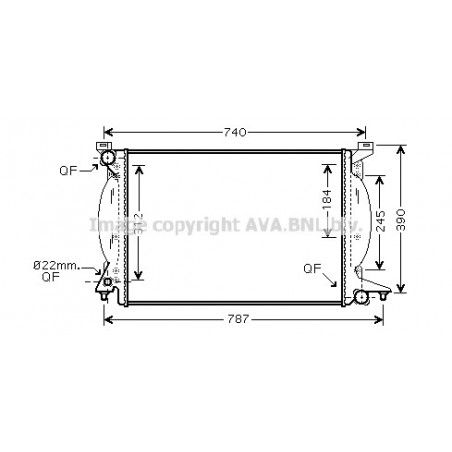 Radiateur AVA QUALITY COOLING