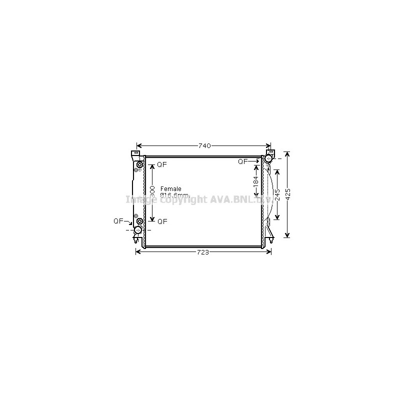 Radiateur AVA QUALITY COOLING