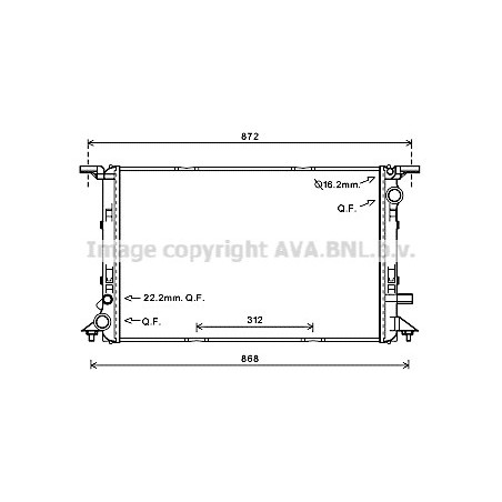 Radiateur AVA QUALITY COOLING