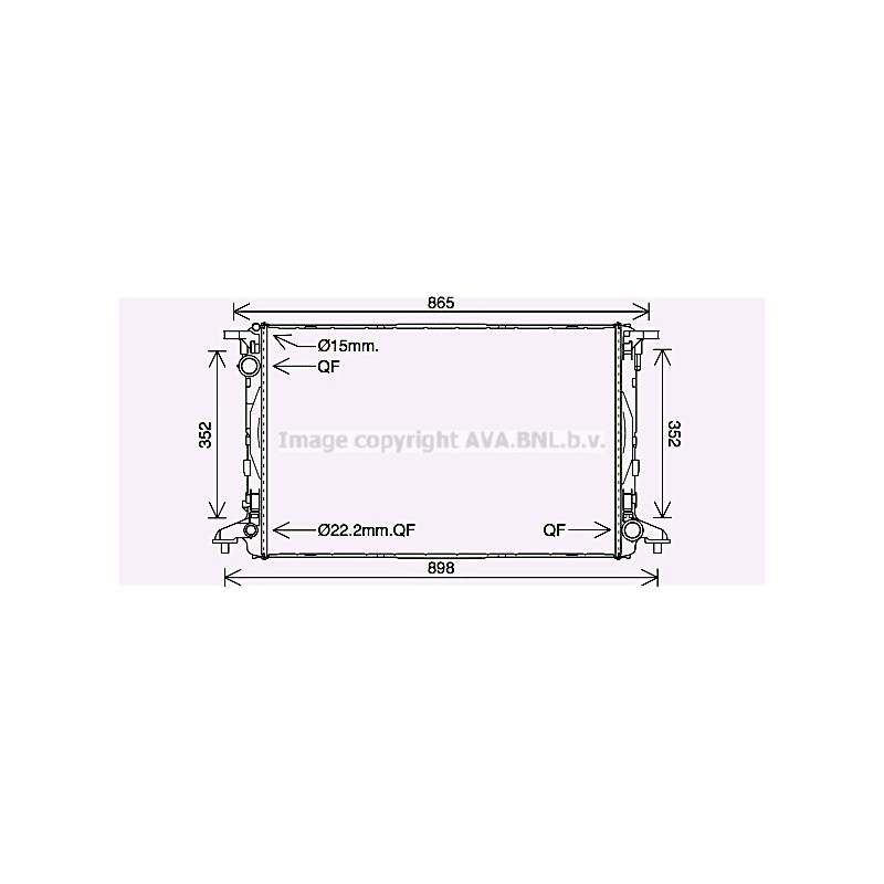 Radiateur AVA QUALITY COOLING