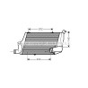 Intercooler (échangeur d'air) AVA QUALITY COOLING