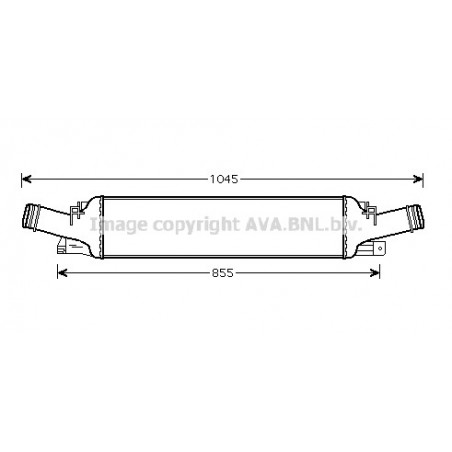 Intercooler (échangeur d'air) AVA QUALITY COOLING
