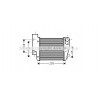 Intercooler (échangeur d'air) AVA QUALITY COOLING