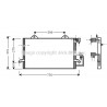 Condenseur de climatisation AVA QUALITY COOLING