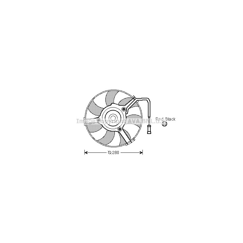 Ventilateur (refroidissement moteur) AVA QUALITY COOLING