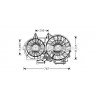Ventilateur (refroidissement moteur) AVA QUALITY COOLING