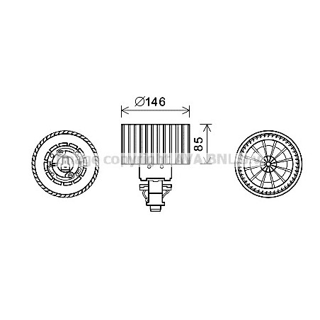Moteur électrique (pulseur...