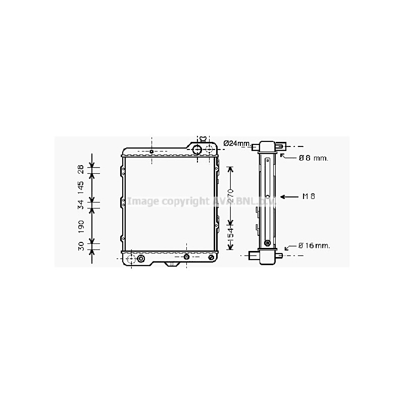 Radiateur AVA QUALITY COOLING
