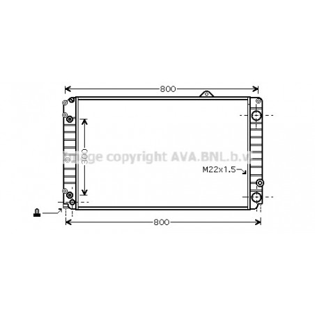 Radiateur AVA QUALITY COOLING