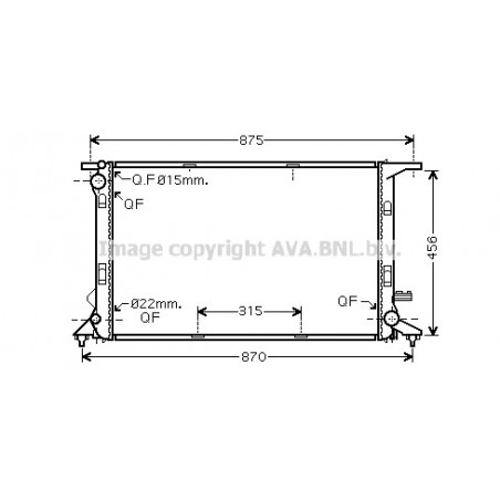 Radiateur AVA QUALITY COOLING