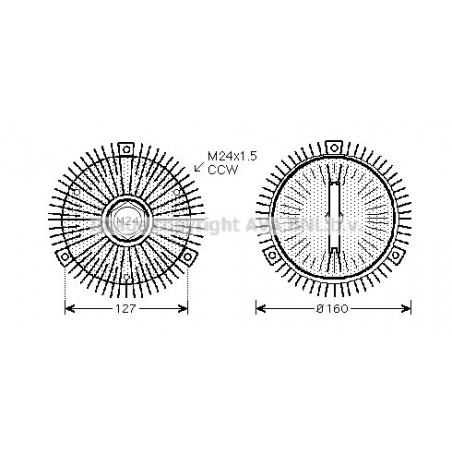 Visco-coupleur AVA QUALITY...