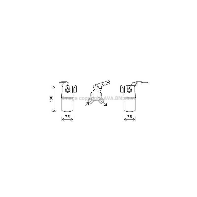 Bouteille déshydratante AVA QUALITY COOLING