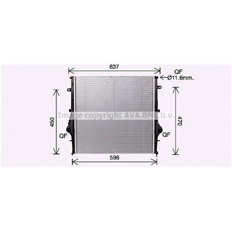 Radiateur AVA QUALITY COOLING