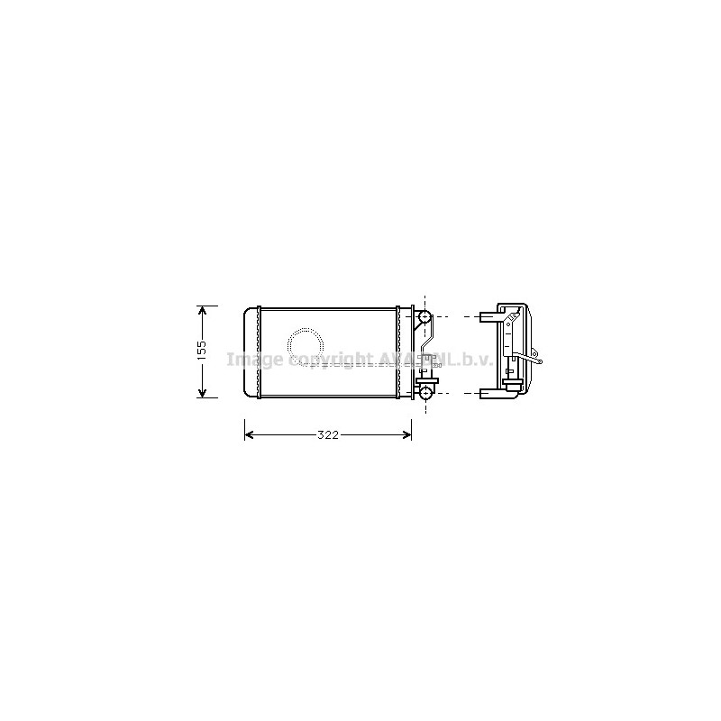 Radiateur de chauffage AVA QUALITY COOLING