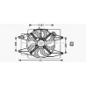 Ventilateur (refroidissement moteur) AVA QUALITY COOLING