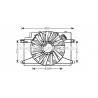 Ventilateur (refroidissement moteur) AVA QUALITY COOLING