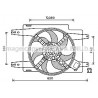 Ventilateur (refroidissement moteur) AVA QUALITY COOLING
