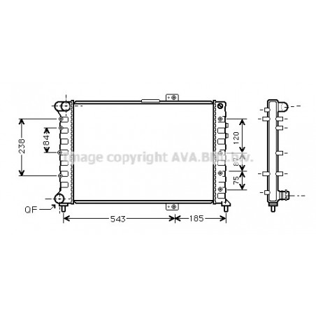 Radiateur AVA QUALITY COOLING